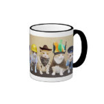 Caneca engraçada do gato