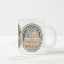 Caneca feliz do presente do Natal do feriado