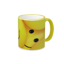 Caneca feliz feita sob encomenda da cara