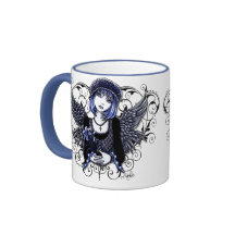 Caneca grande de 15 onças do anjo de Tabitha