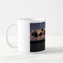 Caneca havaiana do por do sol