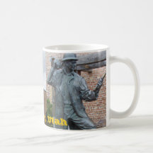 Caneca histórica da cidade da mineração de Park Ci
