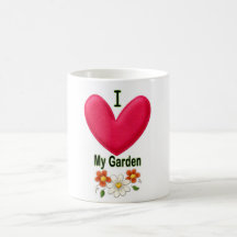 Caneca I Love my Garden