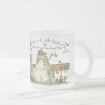 Caneca irlandesa do Natal do boneco de neve