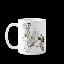 Caneca japonesa da ilustração canegas