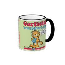 Caneca mundial de Garfield canecas