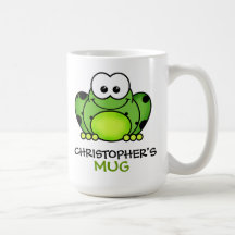 Caneca personalizada do sapo