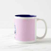 Caneca - pombo azul