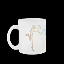 Caneca transparente dos dançarinos canegas
