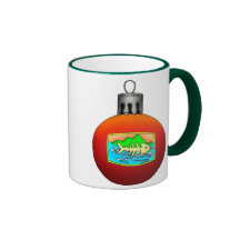 Caneca tropical náutica do feriado