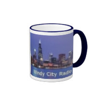 Caneca ventosa do rádio da cidade