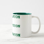 Caneca verde do Grand Canyon