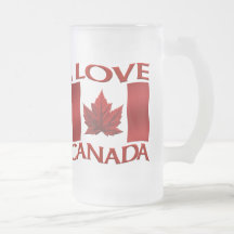 Canecas & copos de Canadá do vidro de cerveja da l