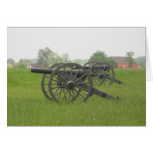 Canhão em Gettysburg Cartões