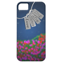 Cante, viva, dance e ame no prado da noite capa de iPhone 5 Case-Mate