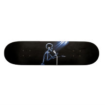 CANTO DE ESQUELETO DO RAIO X EM MIC RETRO - AZUL SKATE BOARDS
