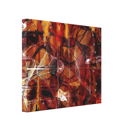 Canvas abstratas do APARELHO 11 Impressão De Canvas Envolvidas