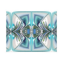 Canvas abstratas do Aqua Impressão Em Canvas