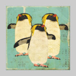 Canvas azuis da lagoa dos pinguins impressões em tela