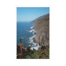 Canvas da costa de Califórnia Impressão De Canvas Esticada