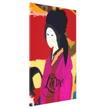 Canvas da mãe e da criança impressão de canvas envolvidas