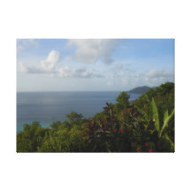 Canvas do paraíso da ilha impressão de canvas envolvidas