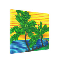 Canvas do PARAÍSO da PALMEIRA de Jared Impressão De Canvas Envolvida