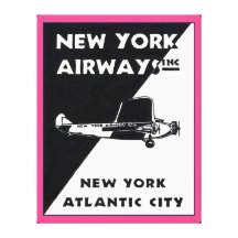 Canvas do poster das vias aéreas de New York Impressão De Canvas Envolvida