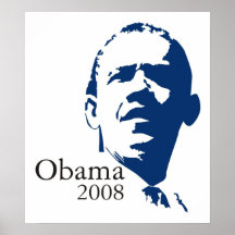 Canvas do poster de Barack Obama