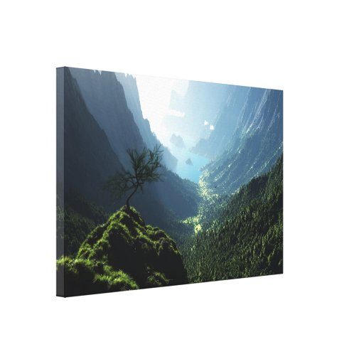 Canvas do primavera das montanhas impressão em tela canvas