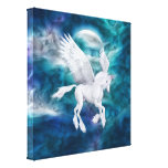 Canvas etéreos do unicórnio de Pegasus Impressão De Canvas Esticada