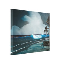 Canvas havaianas da praia impressão de canvas envolvida