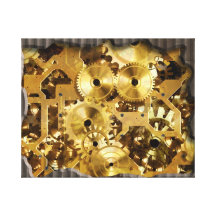 Canvas radicais de Steampunk 9 Impressão De Canvas Envolvidas