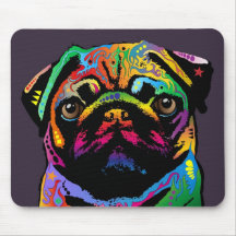 Cão do Pug Mousepad