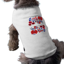 cão, hungarian, bordado roupa para cães