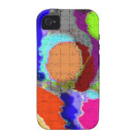 Capa de iphone 4 abstrato moderno