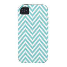 Capa de iphone 4 branco do ziguezague de Chevron d