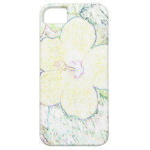Capa de iphone 4 da arte abstracta (impressão flor iPhone 5 capas