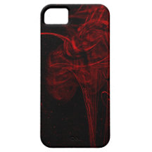 Capa de iphone 4 da arte abstracta (impressão verm capas de iPhone 5 Case-Mate