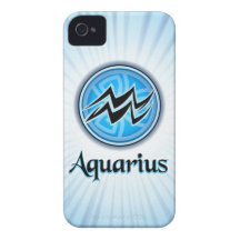 Capa de iphone 4 da astrologia do Aquário Capas iPhone 4