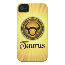 Capa de iphone 4 da astrologia do Taurus Capas De iPhone 4 Case-Mate
