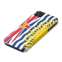 Capa de iphone 4 da bandeira do Columbia Britânica Capa iPhone 4