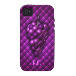 Capa de iphone 4 da uva