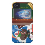Capa de iphone 4 do fan de futebol de France iPhone 4 Capa