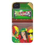 Capa de iphone 4 do fan de futebol de Portugal Capas De iPhone 4 Case-Mate
