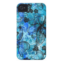 Capa de iphone 4 do Hawaiian do laço de Wahine Capa iPhone 4