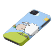 Capa de iphone 4 dos carneiros dos desenhos animad iPhone 4 capas