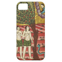 Capa de iphone 4 medieval de Adam e de véspera Capa iPhone 5 Case-Mate