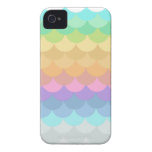 Capa de iphone 4 Scalloped Pastel Capa iPhone 4 Case-Mate