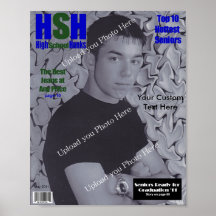 Capa de revista feita sob encomenda, conclusão do  posters